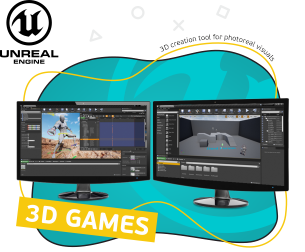 Unreal Engine 4. Игровой движок - Школа программирования для детей, компьютерные курсы для школьников, начинающих и подростков - KIBERone г. Майами